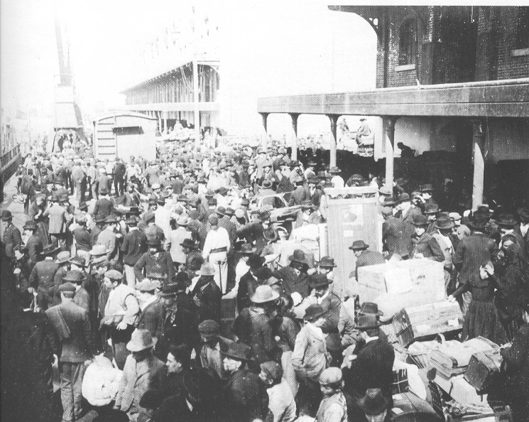 1912 - Buenos Aires - Sbarco di immigranti