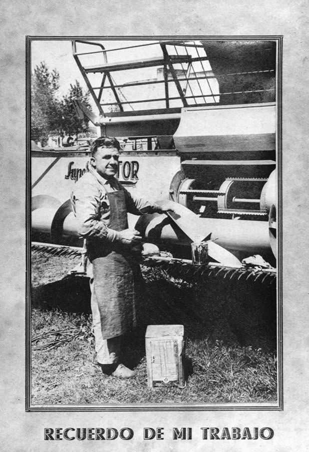 1958 - Casilda (Argentina) - Michele Leonardi di Gualdo Tadino in fabbrica