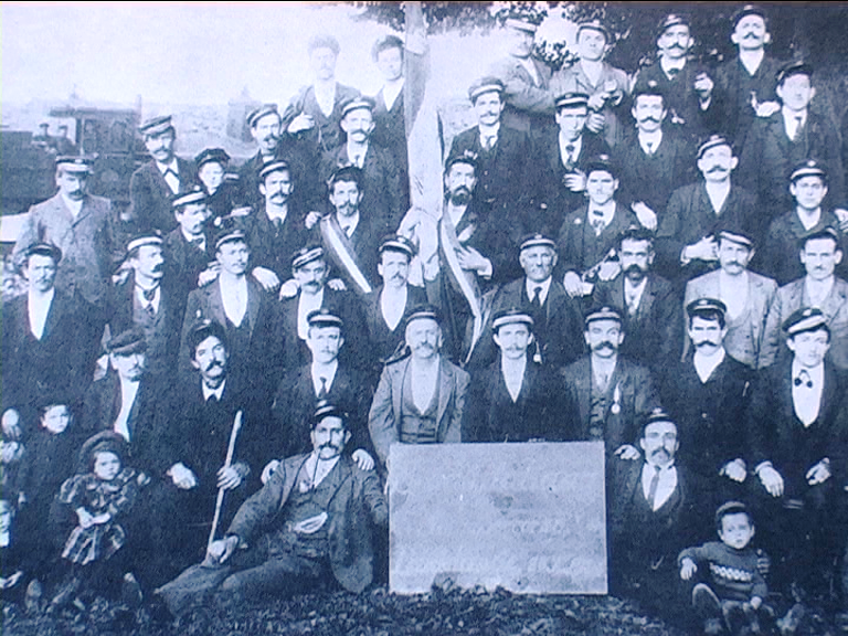 1904 - Dudelange (Lussemburgo) - La società italiana di mutuo soccorso fondata nel 1899