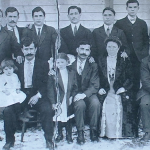 1910 - Pittston (Pennsylvania-USA) - Gruppo di emigranti di Nocera Umbra