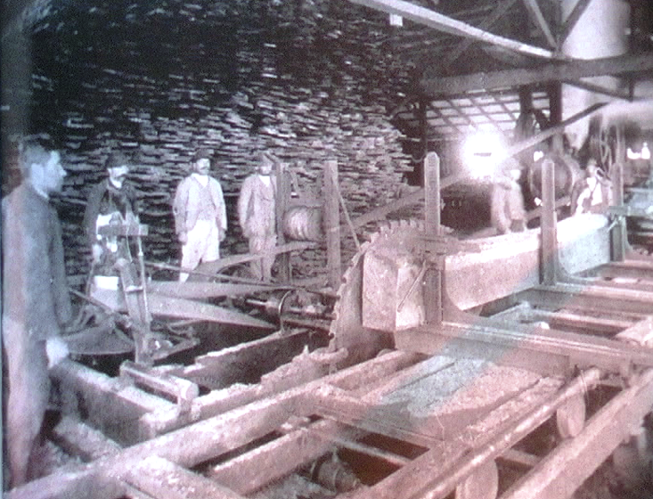 1906 - Capitan Pastene (Cile)  - Lavoro in una segheria